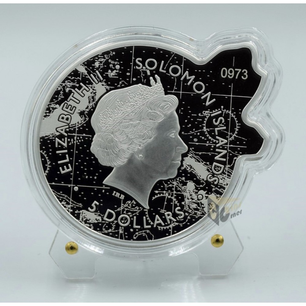 Solomon Islands 2022 Killer Whale Ocean Predators 2oz Silver Proof Coin
