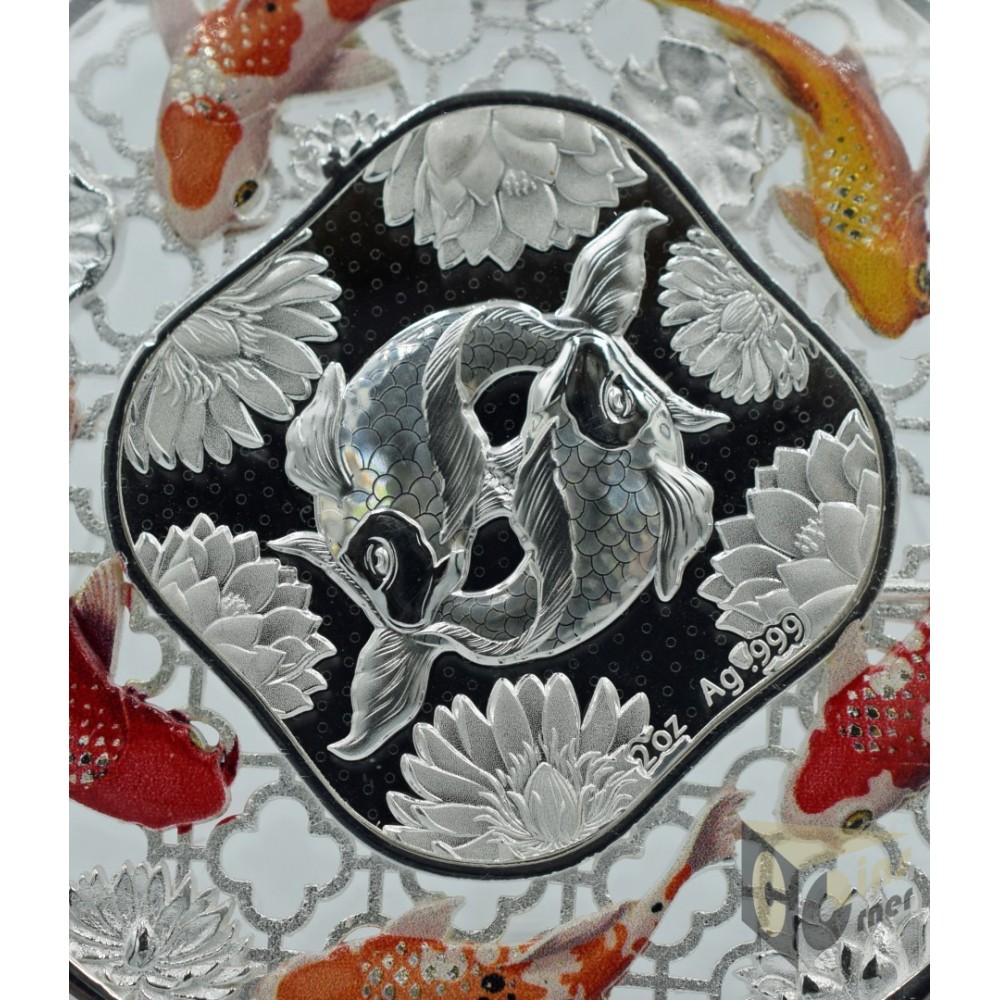 Filigree Koi Fortune 2 Oz- 2023 Solomon Islands