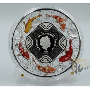 Filigree Koi Fortune 2 Oz- 2023 Solomon Islands