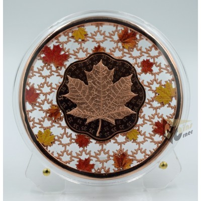 Filigree Maple Leaf 2 Oz- 2023 Solomon Islands
