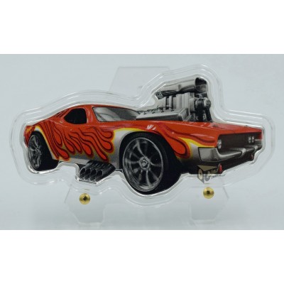 Solomon Islands 2024 Rodger Dodger Hot Whells 1 oz Silver Proof Colorized Coin