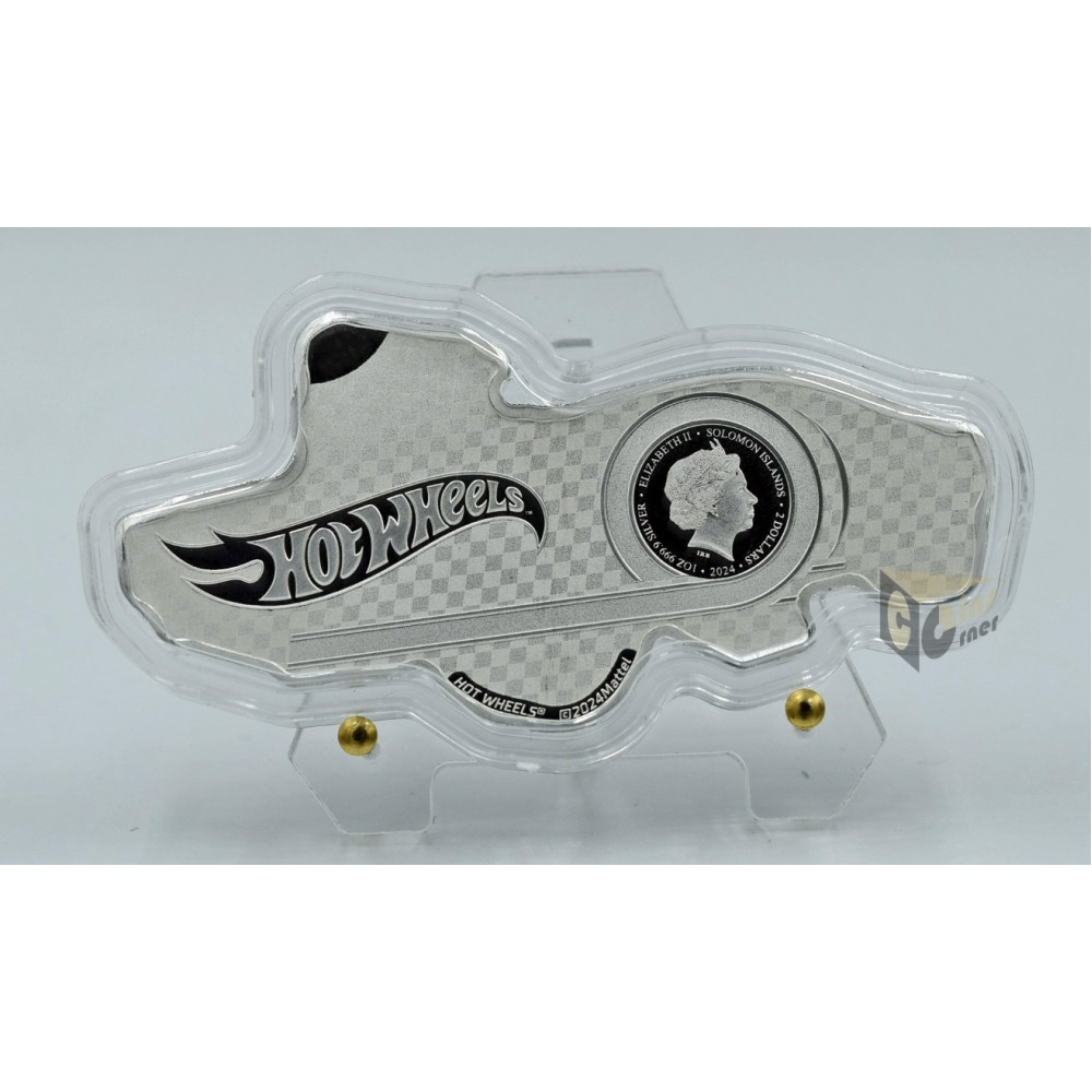 Solomon Islands 2024 Rodger Dodger Hot Whells 1 oz Silver Proof Colorized Coin