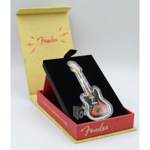 Solomon Islands 2024 Fender Jaguar 1 Oz Proof Guitar Shape Silver Coin 