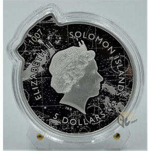 Solomon Islands 2021 Great White Shark Ocean Predators 2oz Silver Proof Coin