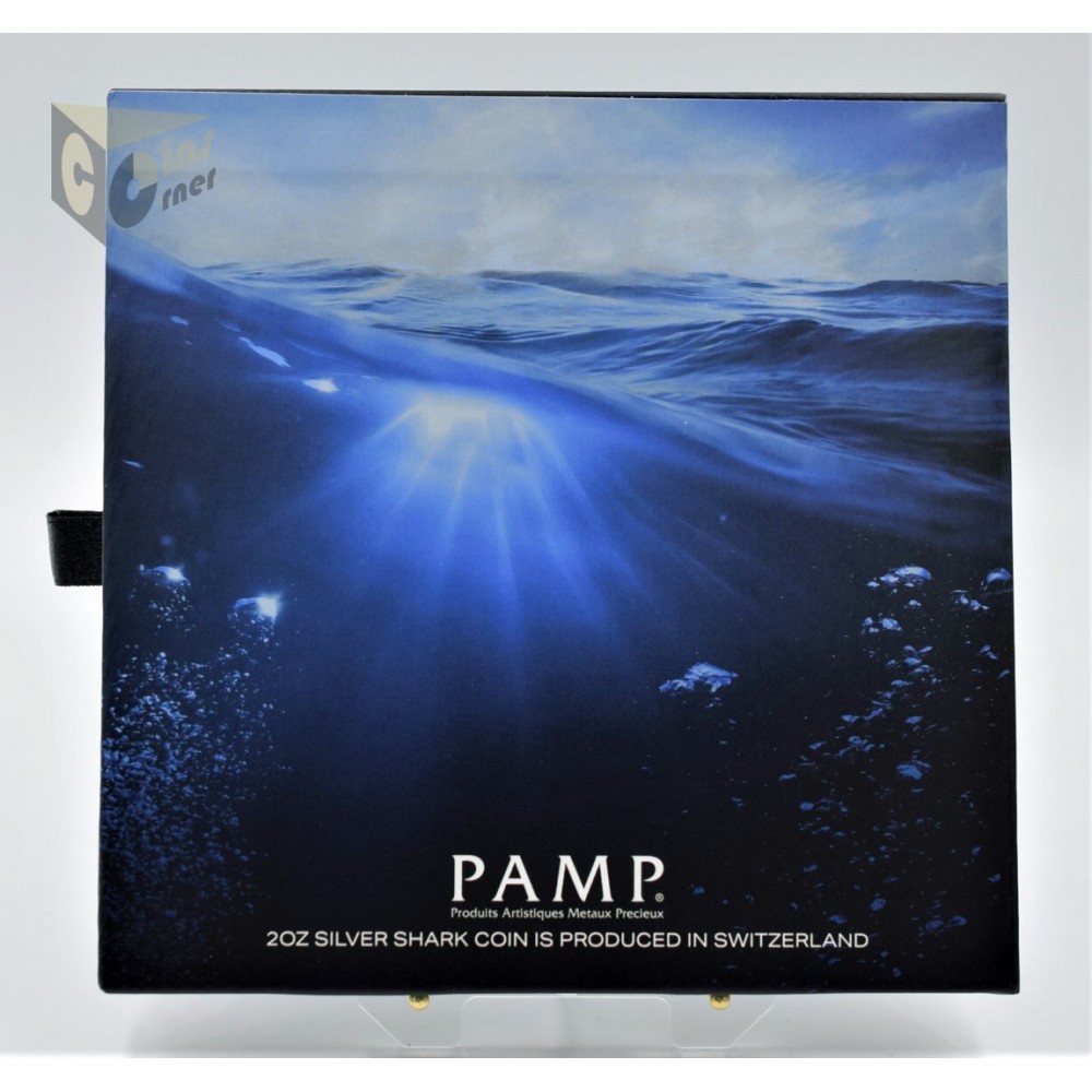 Solomon Islands 2021 Great White Shark Ocean Predators 2oz Silver Proof Coin