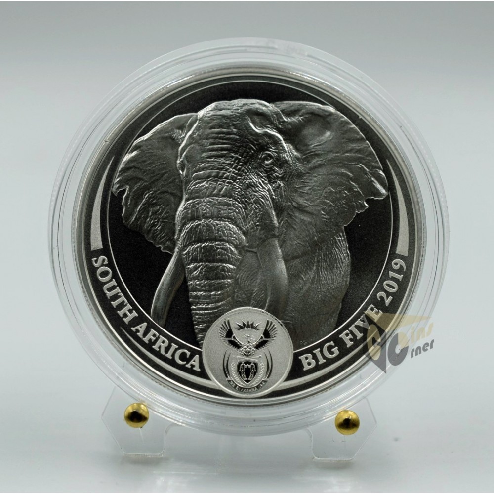 Elephant The Big Five  1 Oz - 2019 South Africa 
