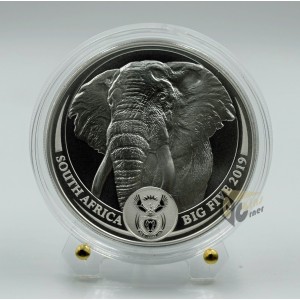 Elephant The Big Five  1 Oz - 2019 South Africa 