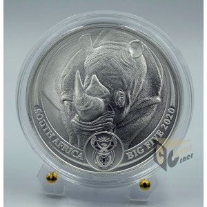 Rhino The Big Five  1 Oz - 2020 South Africa 