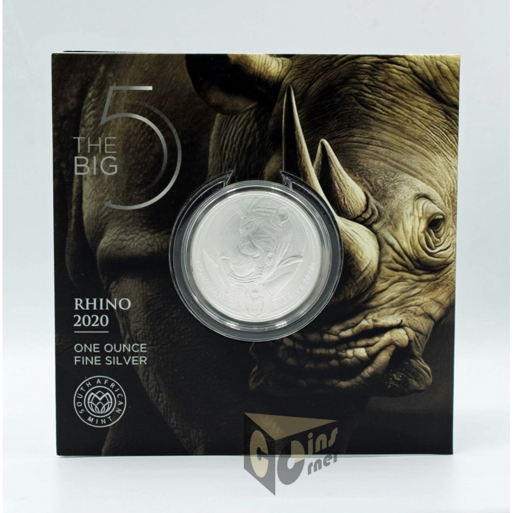 Rhino The Big Five  1 Oz - 2020 South Africa 