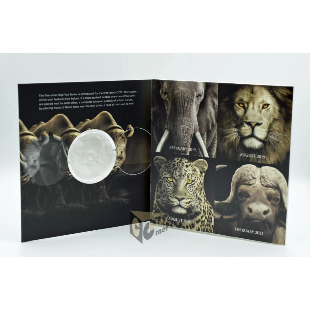Rhino The Big Five  1 Oz - 2020 South Africa 