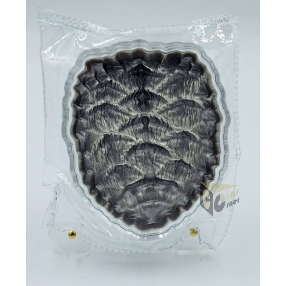 South Korea 2023 Snapping Turtle Turtle Shell 2 Oz Antique Finish Silver Stackable 