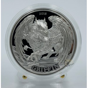Tanzania 2018 Griffin Mythological Animals Series 2 Oz Proof High Relief Silver Coin