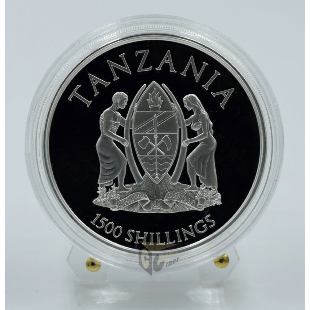 Tanzania 2018 Griffin Mythological Animals Series 2 Oz Proof High Relief Silver Coin