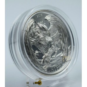 Tanzania 2018 Griffin Mythological Animals Series 2 Oz Proof High Relief Silver Coin