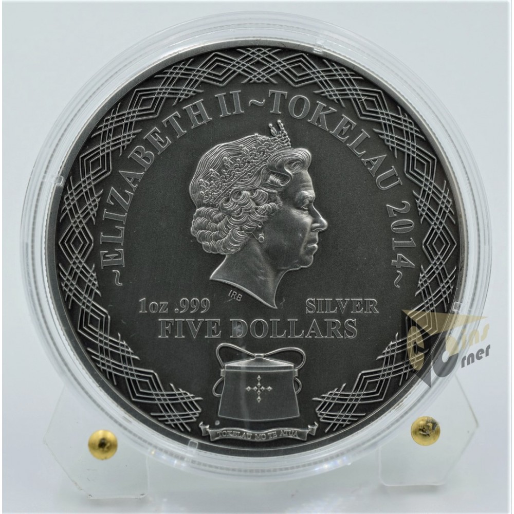 Yellow-Eyed Penguins 1 Oz - 2014 Tokelau