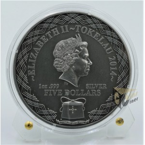 Yellow-Eyed Penguins 1 Oz - 2014 Tokelau