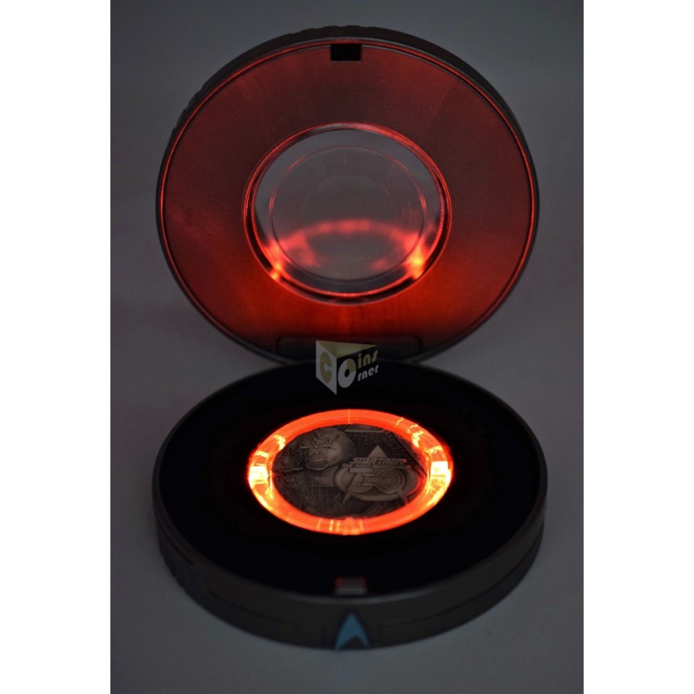 Star Trek 30th Anniversary The Next Generation 2 Oz Antique - 2017 Tuvalu