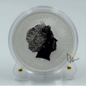 Tuvalu 2018 Chinese New Year Dragon 1 Oz Silver Proof Coin