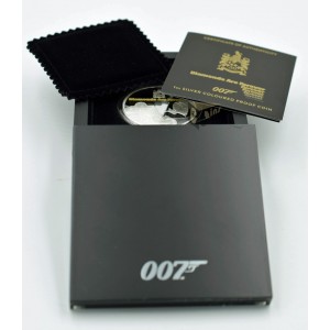 James Bond 007 50th Anniversary Diamonds Are Forever 1 Oz - 2021 Tuvalu