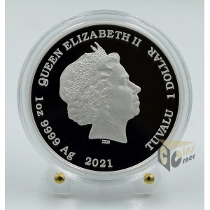 James Bond 007 40th Anniversary For Your Eyes Only 1 Oz - 2021 Tuvalu