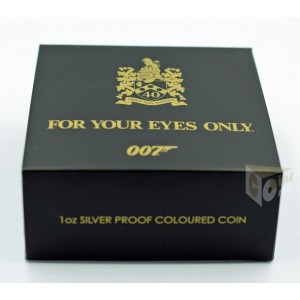 James Bond 007 40th Anniversary For Your Eyes Only 1 Oz - 2021 Tuvalu