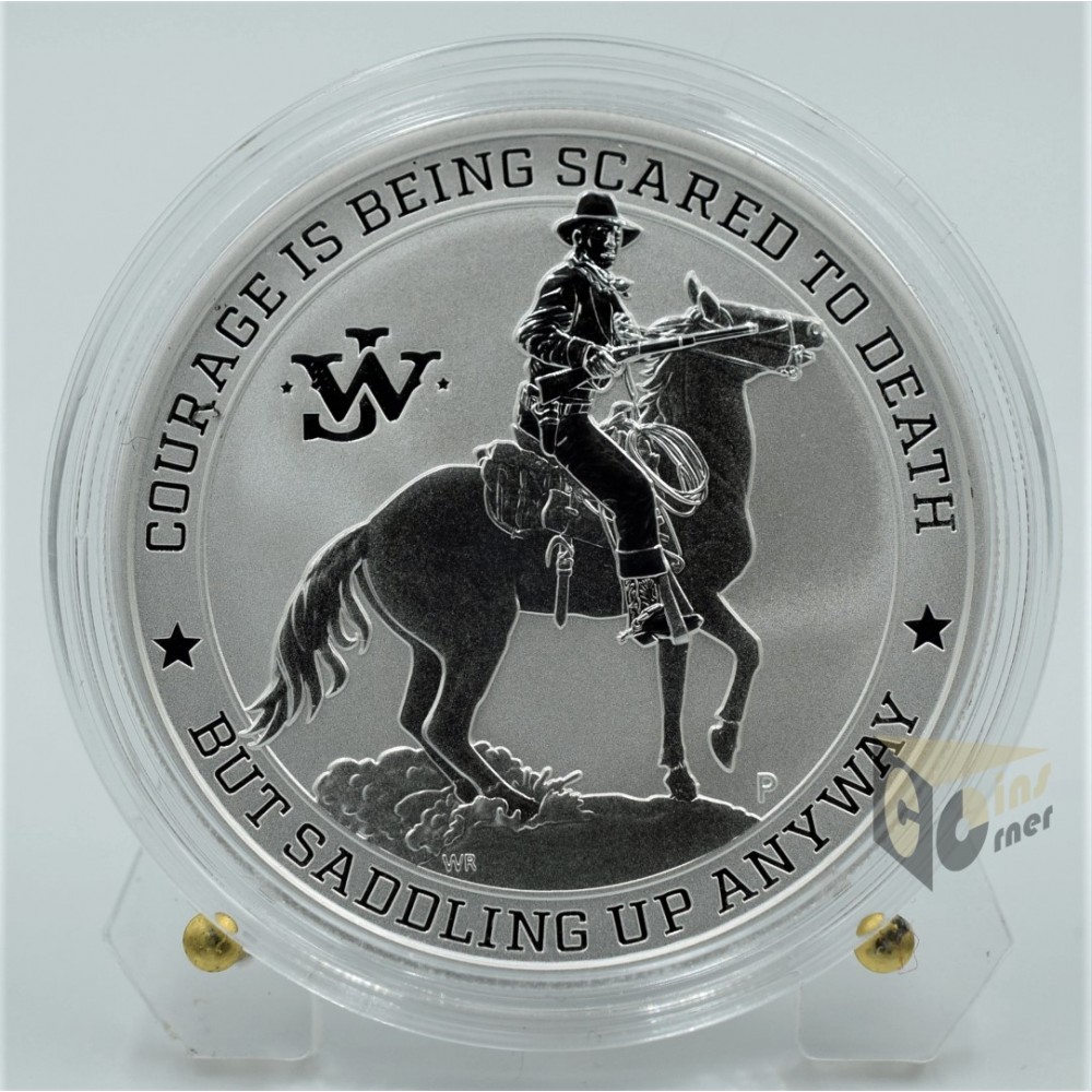 John Wayne on the Horse 1 Oz - 2021 Tuvalu