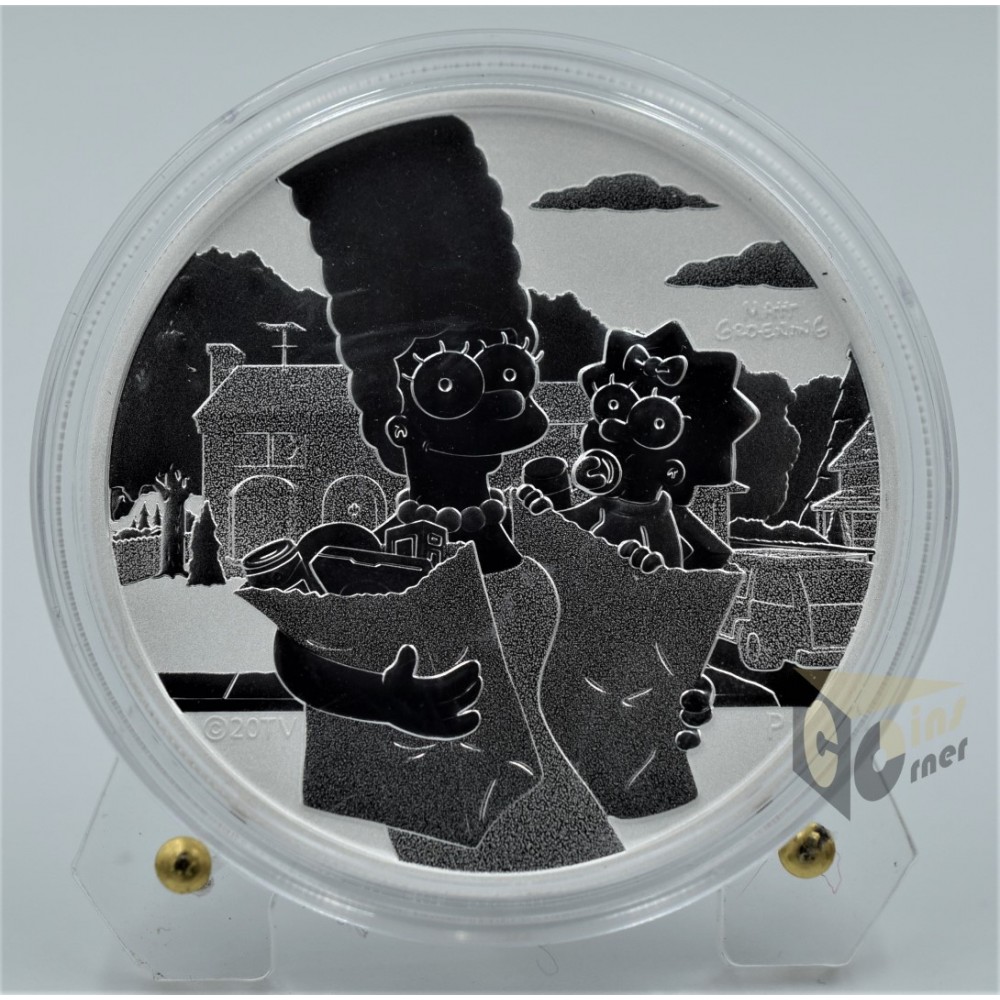 Marge and Maggie  The Simpsons 1 Oz - 2021 Tuvalu