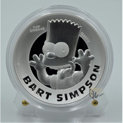 Bart Simpson The Simpsons 2 Oz Proof - 2022 Tuvalu