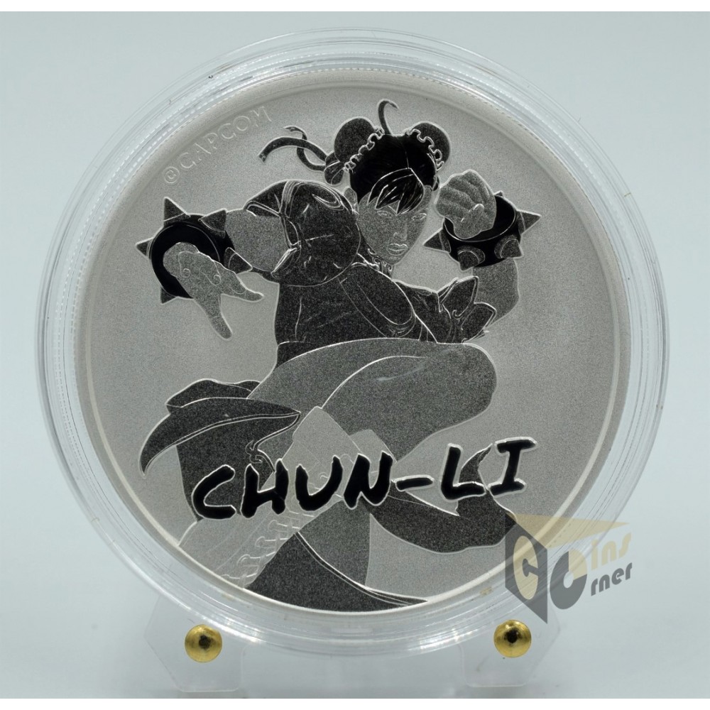 Chun Li Street Fighter 1 Oz - 2022 Tuvalu