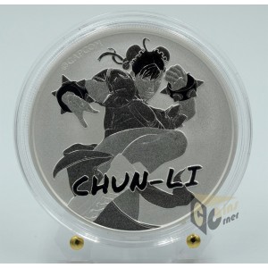 Chun Li Street Fighter 1 Oz - 2022 Tuvalu