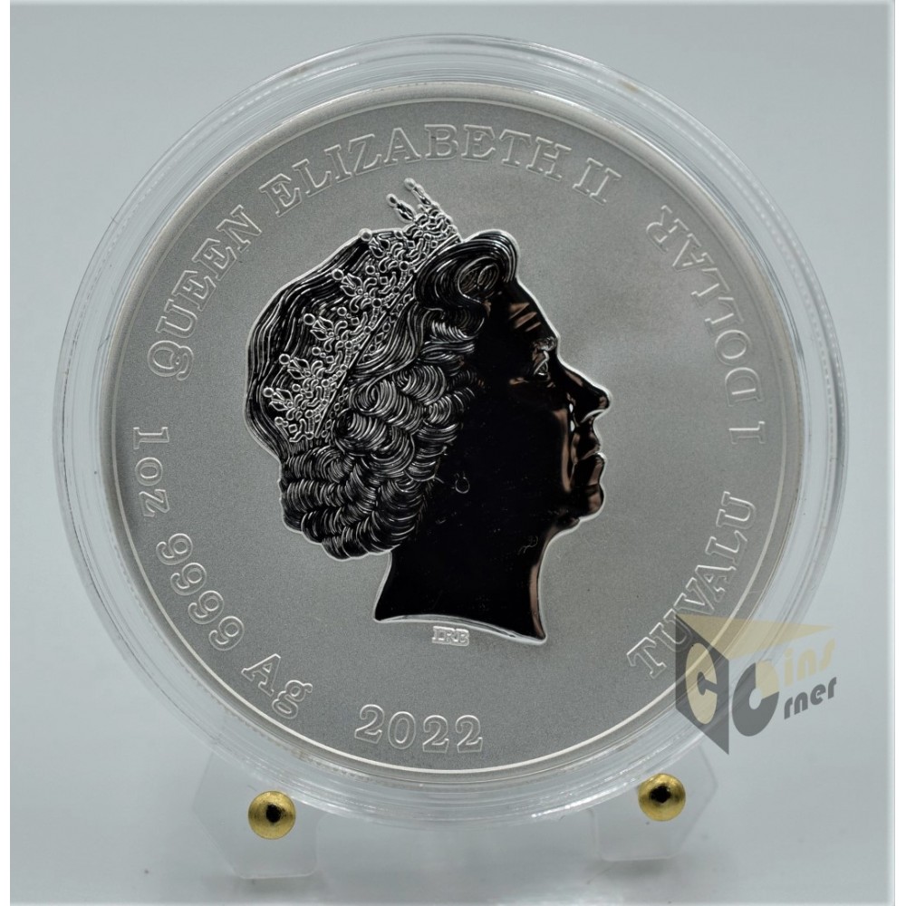 Chun Li Street Fighter 1 Oz - 2022 Tuvalu