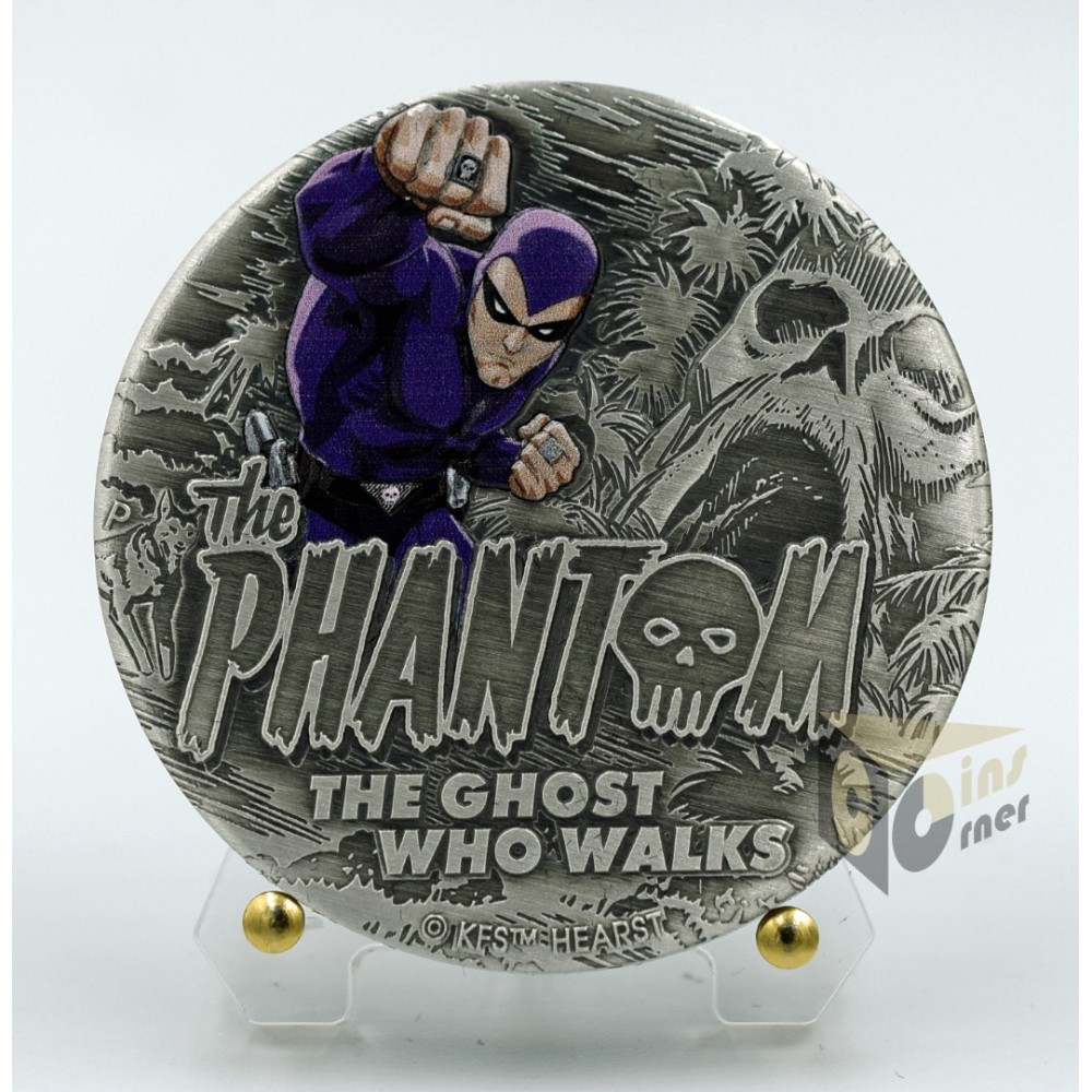 The Phantom 2 Oz Antique Colorized  - 2023 Tuvalu