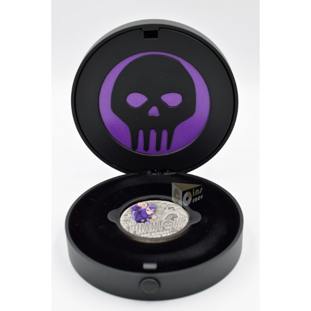 The Phantom 2 Oz Antique Colorized  - 2023 Tuvalu