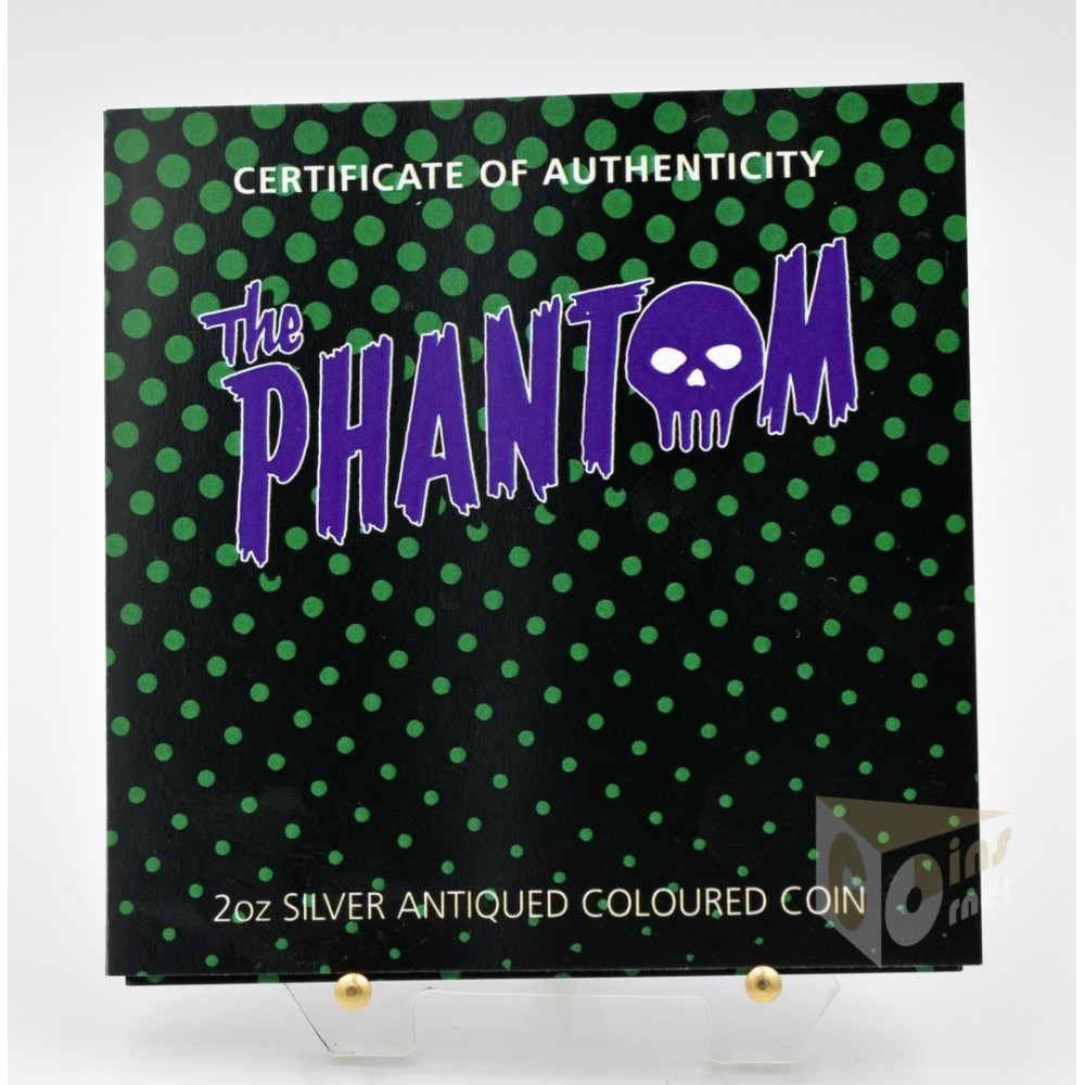 The Phantom 2 Oz Antique Colorized  - 2023 Tuvalu
