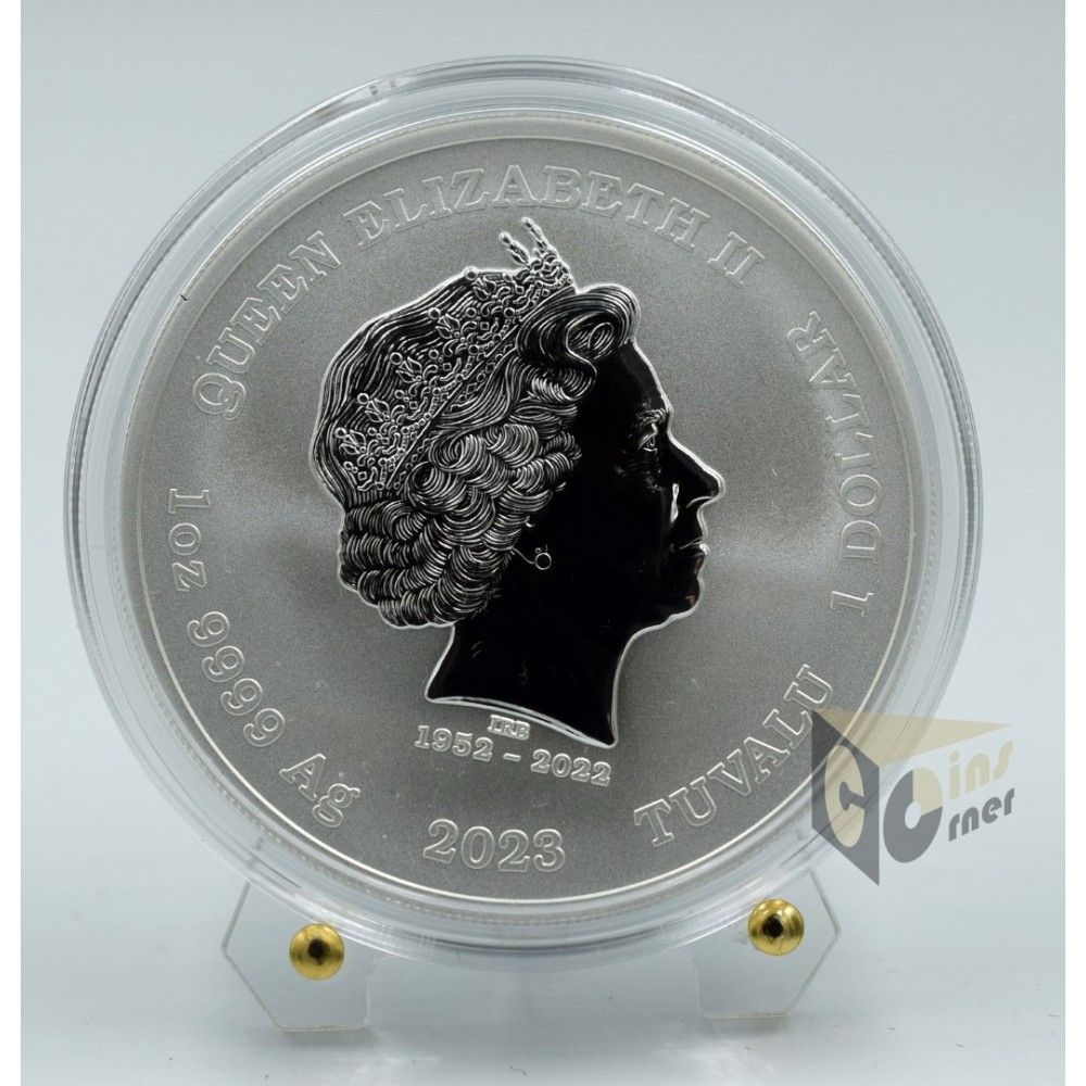 Tuvalu 2023 - The Phantom 1 Oz Colorized Silver Coin 