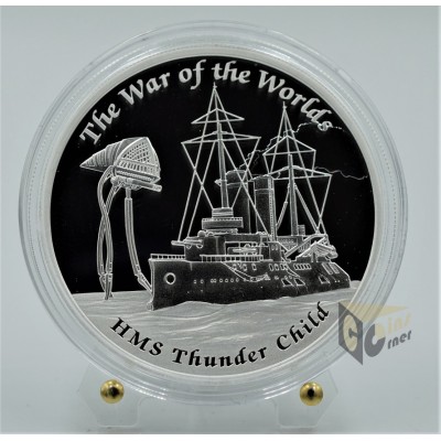 HMS Thunder child Famous Ships that Never Sailed 1 Oz - 2016 Tuvalu
