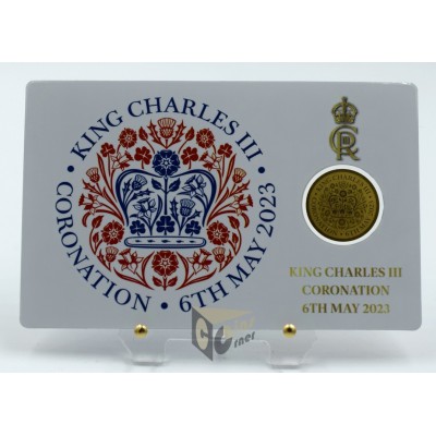 Coronation of King Charles III 2023 1/1000 Oz 999 Gold Medal