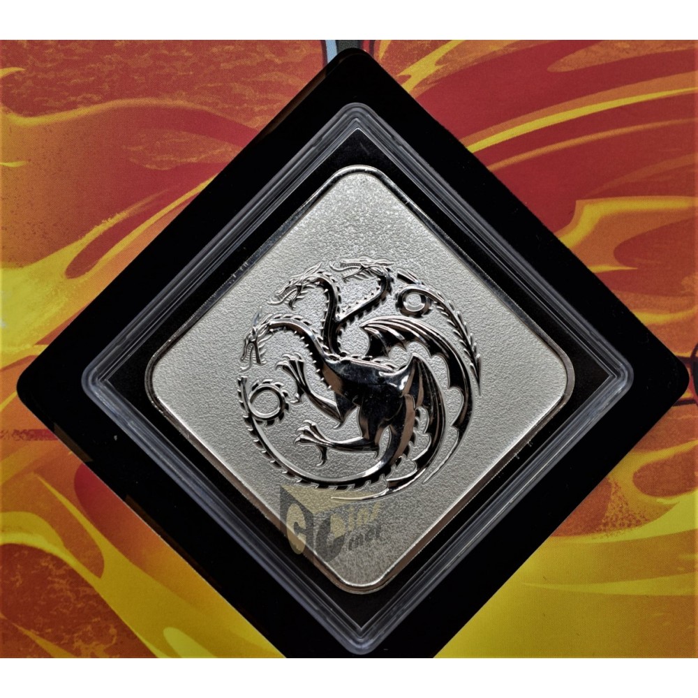 House Targaryen Game of Thrones Proof Medal - United Kingdom