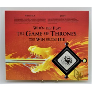House Targaryen Game of Thrones Proof Medal - United Kingdom
