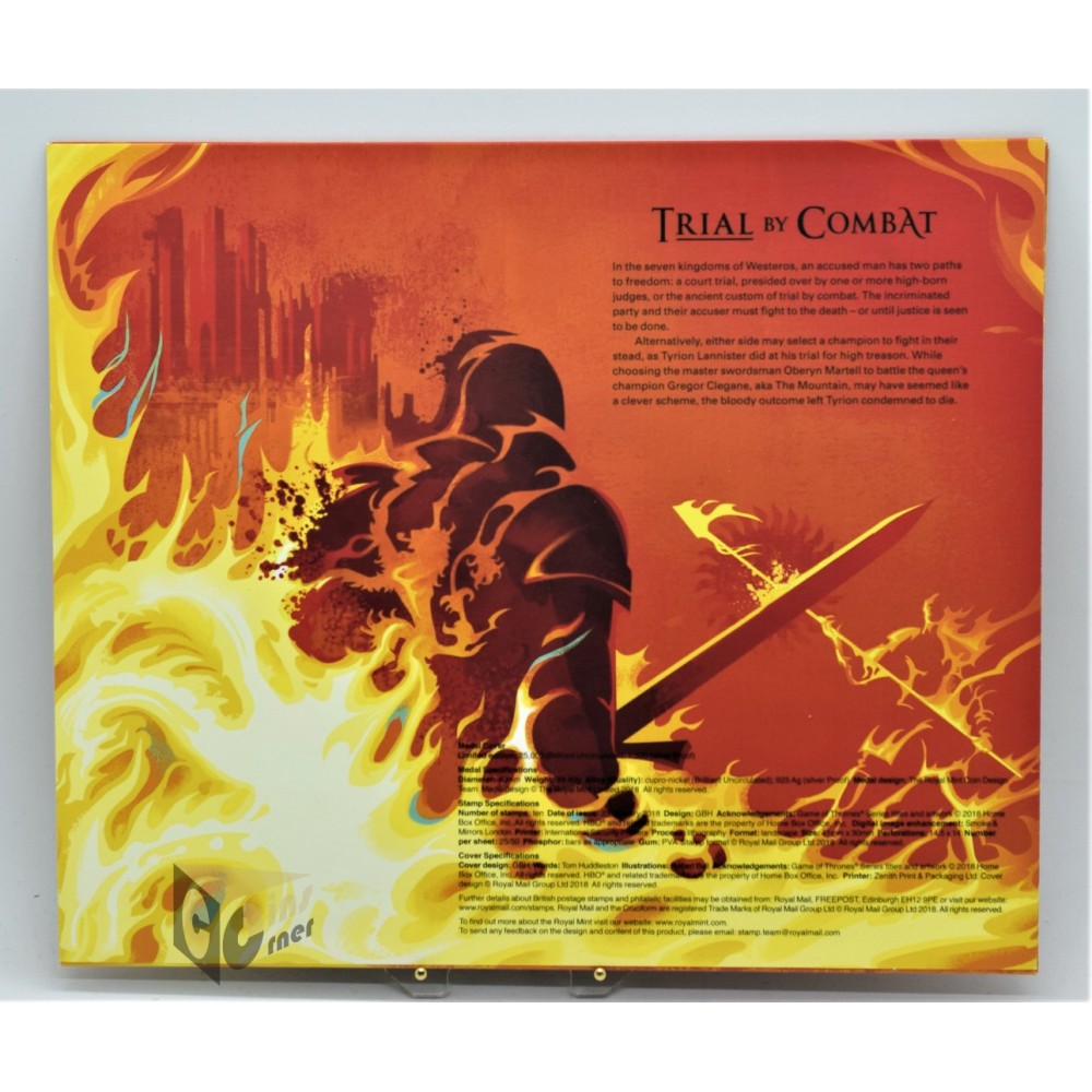 House Targaryen Game of Thrones Proof Medal - United Kingdom