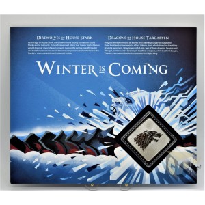 House Stark Game of Thrones Proof Medal - United Kingdom