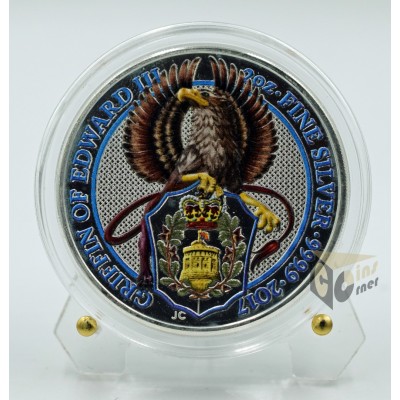 The Griffin - Queen's Beasts 2 Oz Colorized - 2017 United Kingdom