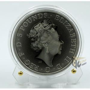 White Horse of Hanover - Queen's Beasts 2 Oz Antique Finish - 2020 United Kingdom