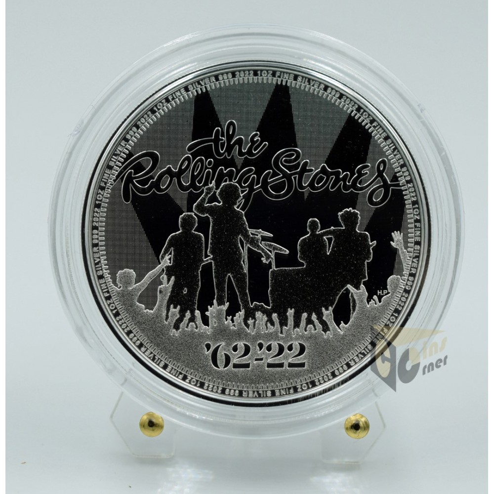 The Rolling Stones British Music Legends 1 Oz - 2022 United Kingdom