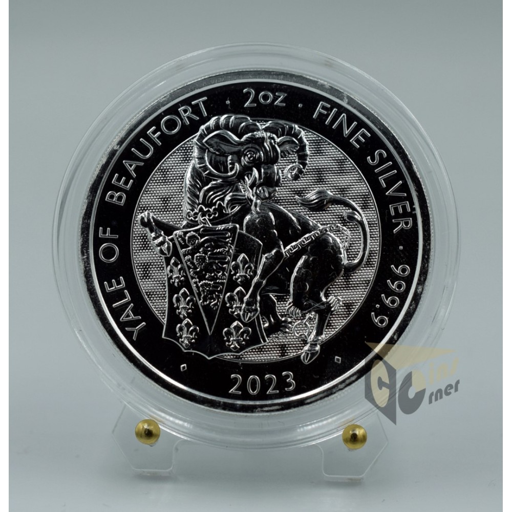 Yale of Beaufort - Tudor Beasts 2 Oz 2023 United Kingdom