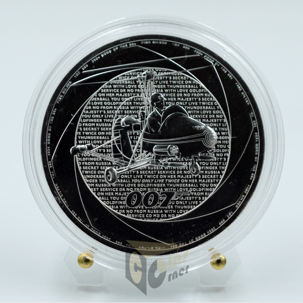 Six Decades of 007 James Bond 1 Oz - 2024 United Kingdom