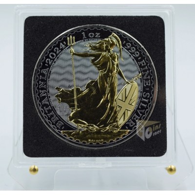 U.K. 2024 Britannia Golden Enigma Edition 1 Oz Silver Coin