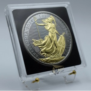 U.K. 2024 Britannia Golden Enigma Edition 1 Oz Silver Coin