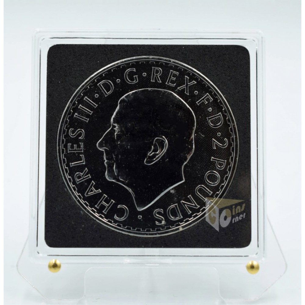 U.K. 2024 Britannia Golden Enigma Edition 1 Oz Silver Coin