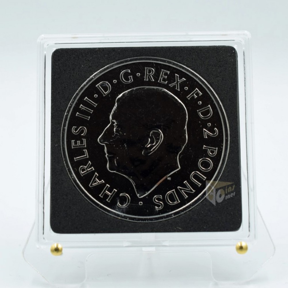 U.K. 2024 Britannia and Liberty Golden Enigma Edition 1 Oz Silver Coin